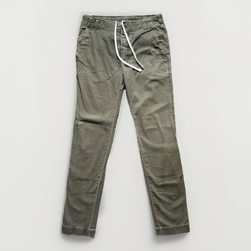 Standard James Persey Olive Green Jogger Pants Size 28 Drawstring READ